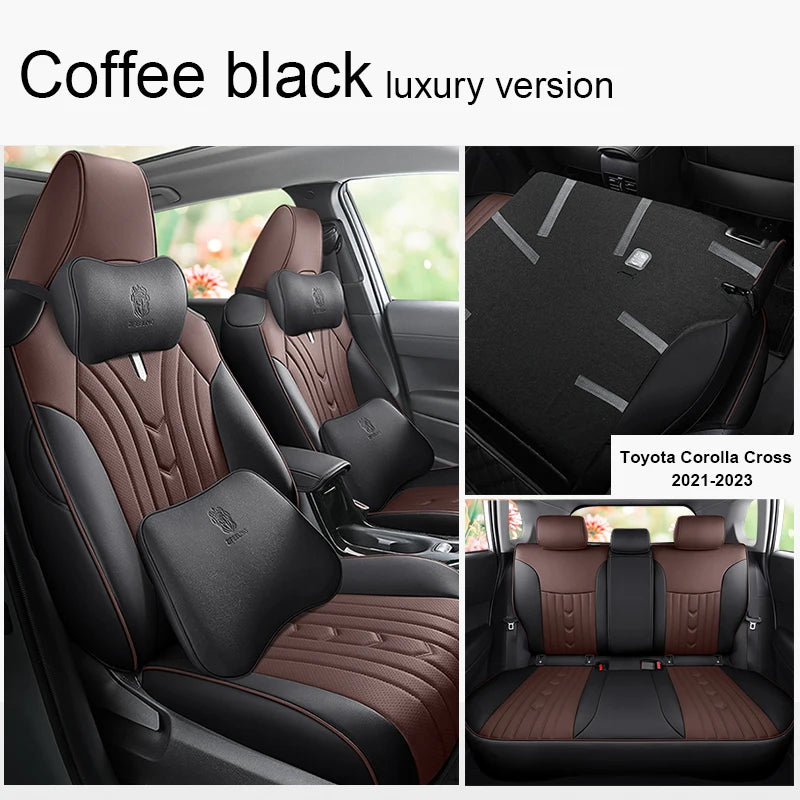 Custom Fit Leather Car Seat Covers for Toyota Corolla Cross