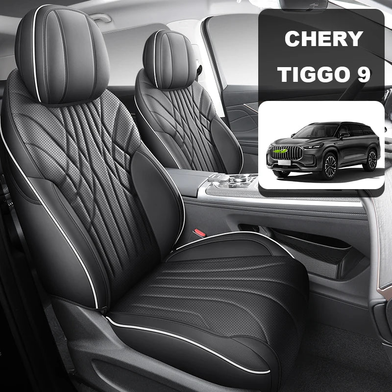 Custom Fit Leather Car Seat Covers for Chery Tiggo 9