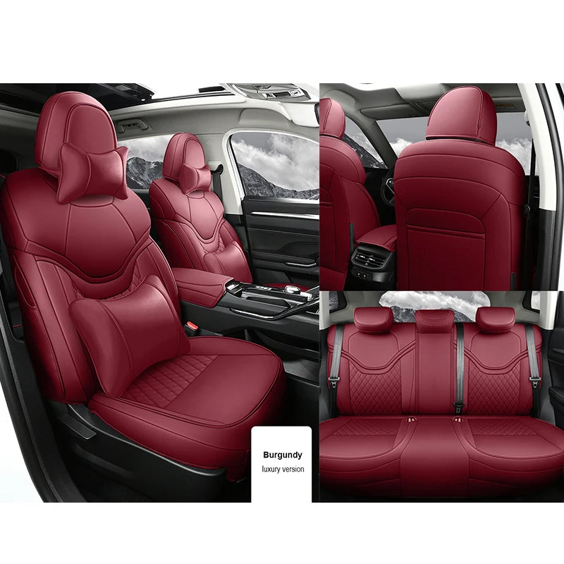 Custom Fit Leather Car Seat Covers Full Set for Haval Jolion