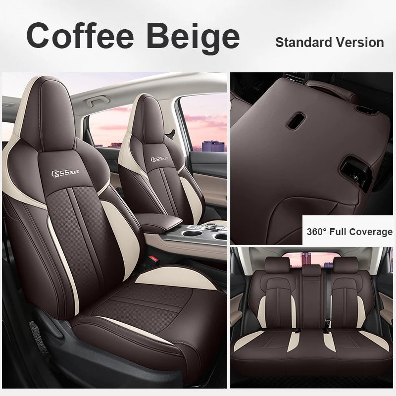 Custom Fit Leather Car Seat Covers for Changan CS55 Plus