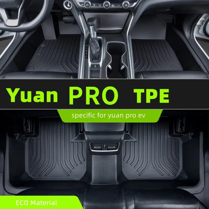 Custom Fit TPE Floor Mats for BYD 5-Seater Models (Left-Hand Drive)