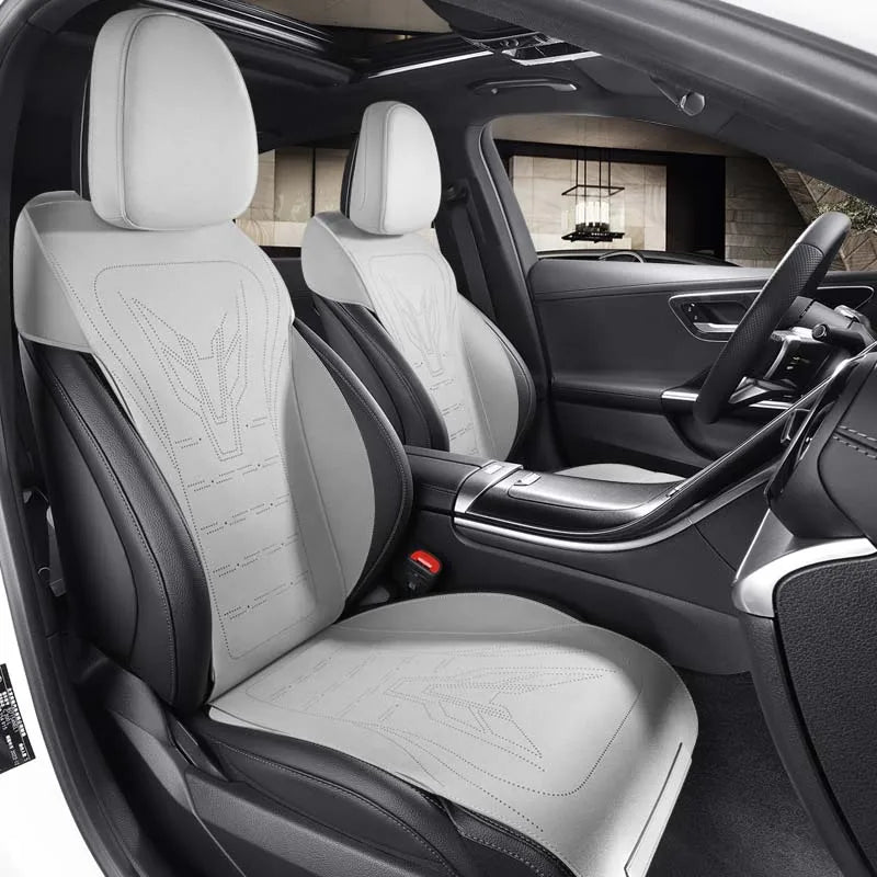 Custom Fit Half‑Cover Suede Car Seat Cushion Pads for Mercedes‑Benz GLC