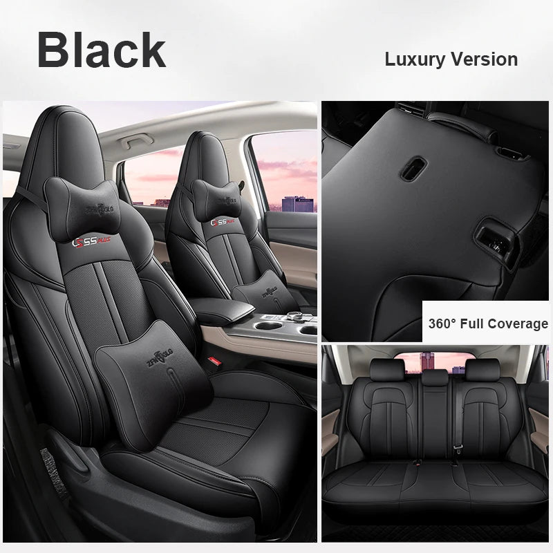 Custom Fit Leather Car Seat Covers for Changan CS55 Plus