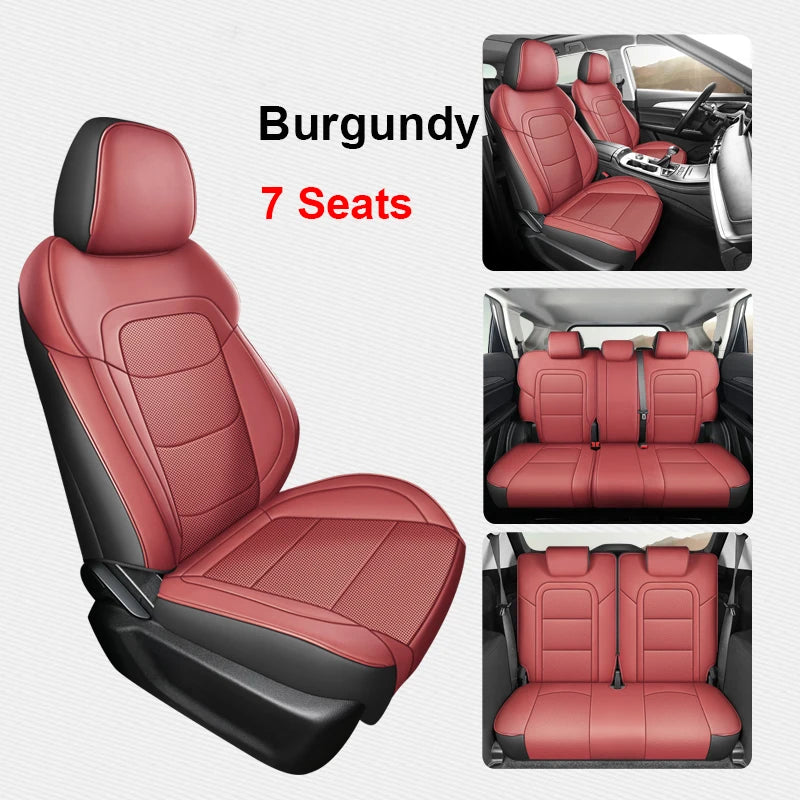 Custom Fit Leather Car Seat Covers for Jetour X70 / X70 PLUS