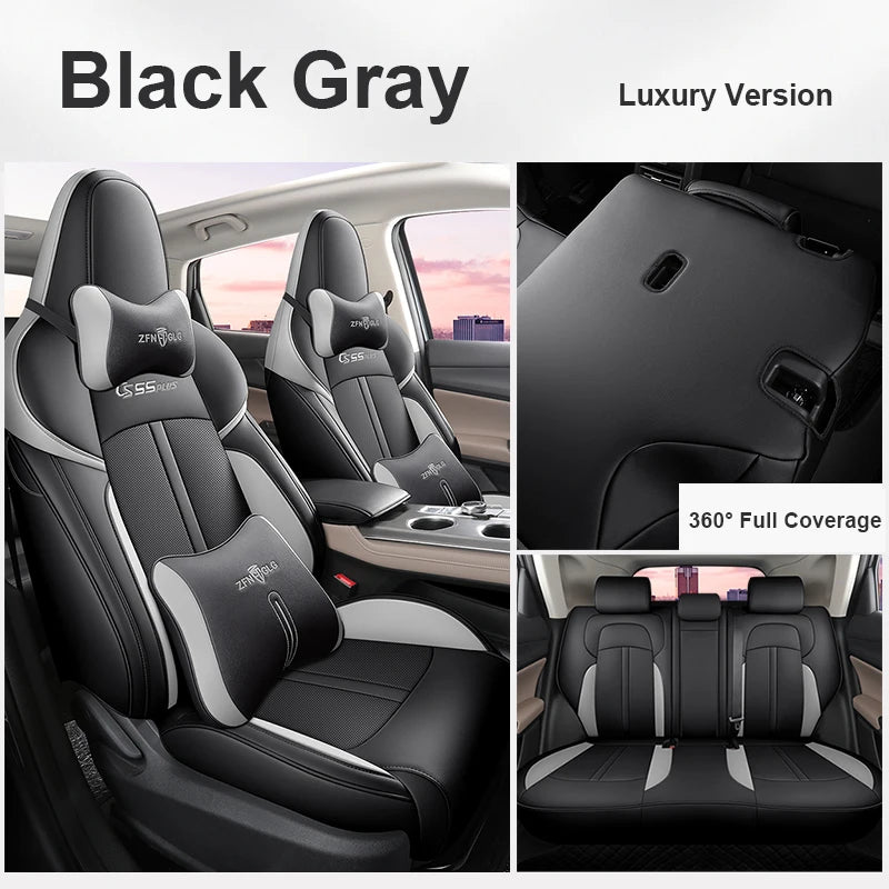 Custom Fit Leather Car Seat Covers for Changan CS55 Plus