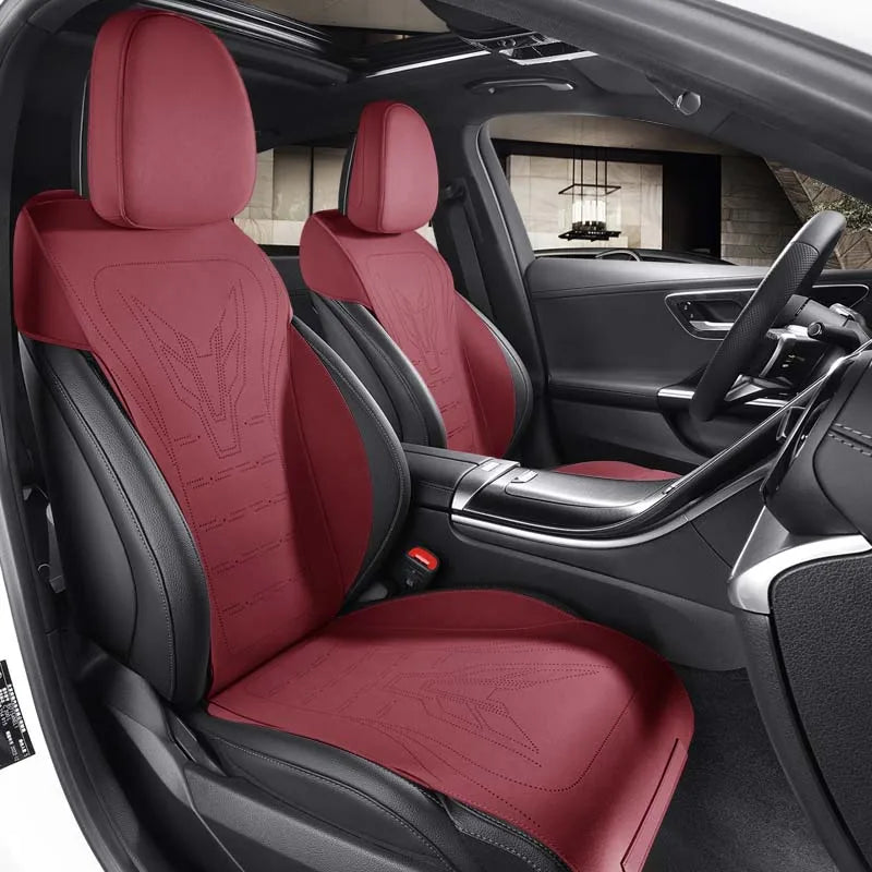 Custom Fit Half‑Cover Suede Car Seat Cushion Pads for Mercedes‑Benz GLC