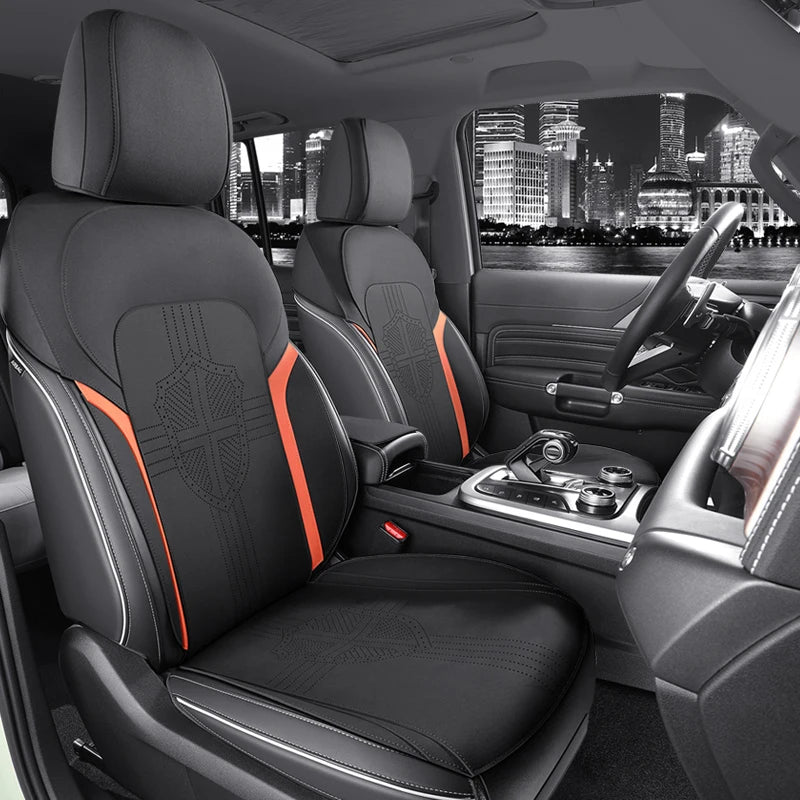 Custom Fit Half‑Cover Suede Car Seat Cushion Pads for Mercedes‑Benz GLC
