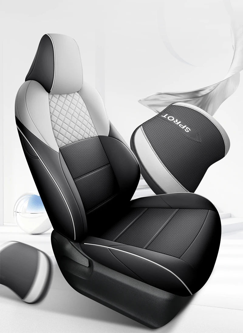 Custom Fit Leather Car Seat Covers for Toyota bZ4X