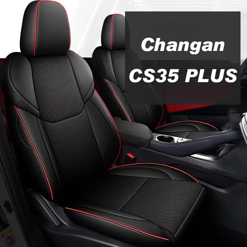Custom Fit Leather Car Seat Covers for Changan CS35 Plus