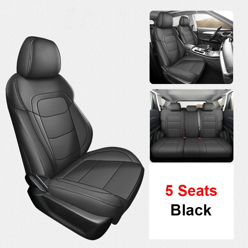 Custom Fit Leather Car Seat Covers for Jetour X70 / X70 PLUS
