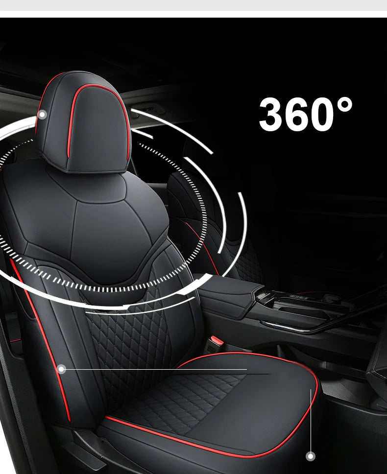 Custom Fit Leather Car Seat Covers Full Set for Haval Jolion
