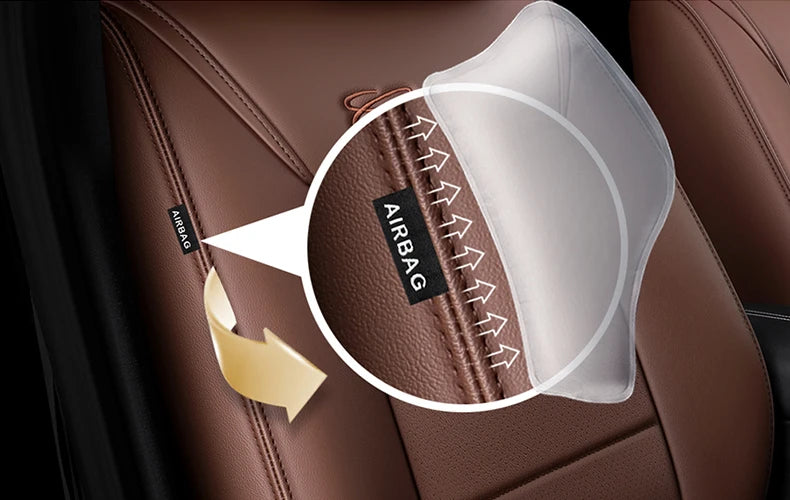 Custom Leather Car Seat Covers for Cadillac CTS (5 Seater)
