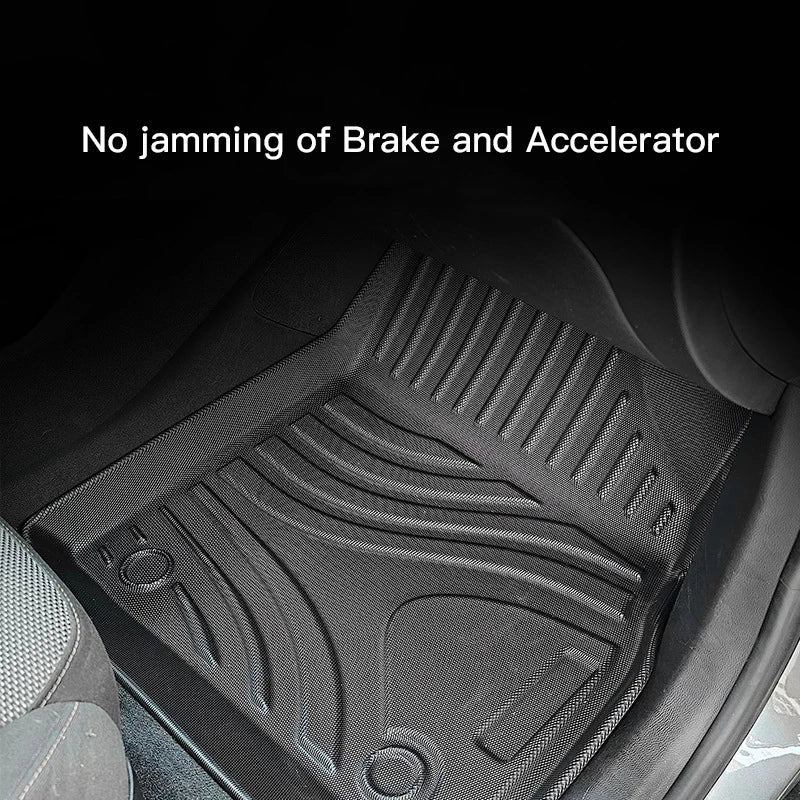 Custom Fit TPE Floor Mats for Chevrolet Traverse (6-Seater SUV, Left-Hand Drive)
