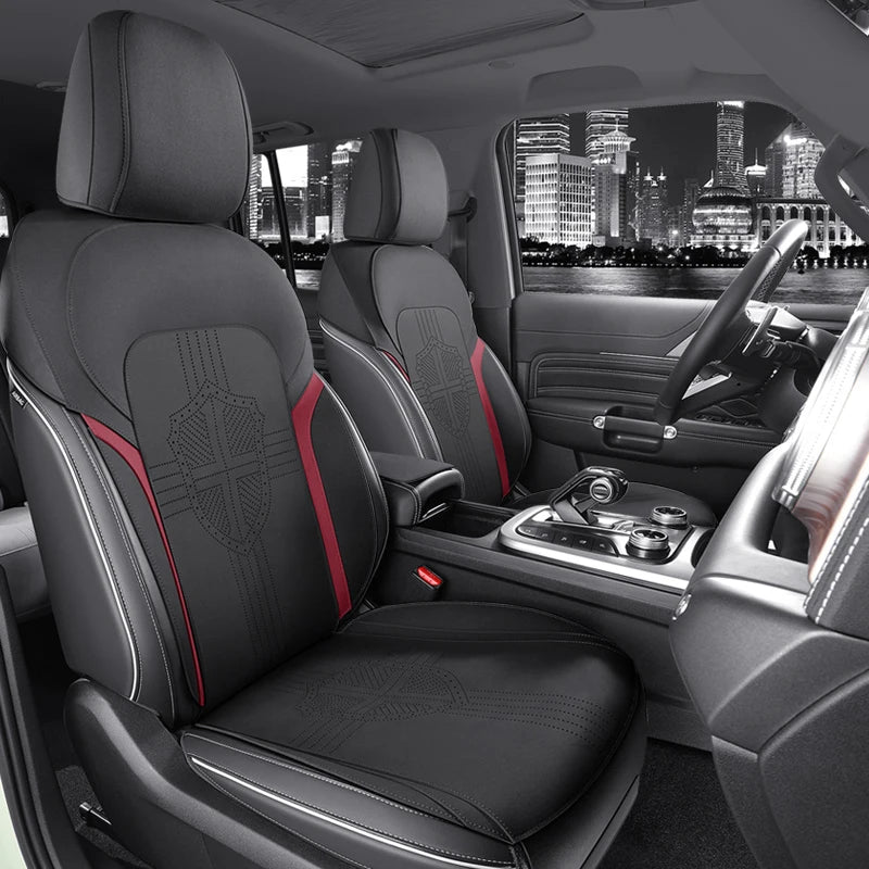 Custom Fit Half‑Cover Suede Car Seat Cushion Pads for Mercedes‑Benz GLC
