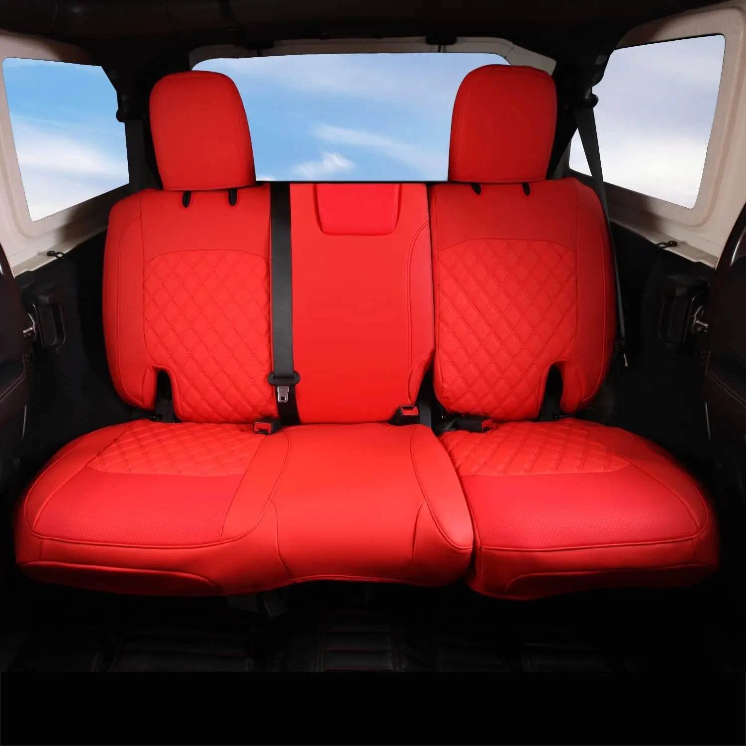 Custom Fit Leather Car Seat Covers for Jeep Wrangler (2018–2024)