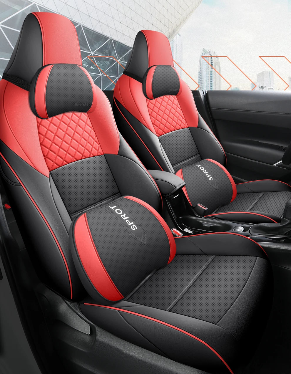 Custom Fit Leather Car Seat Covers for Toyota bZ4X