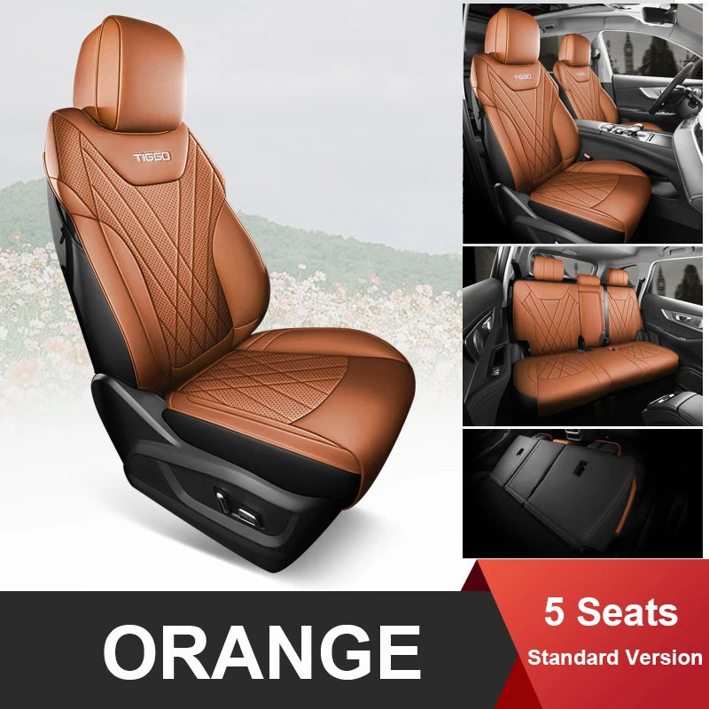 Custom Fit Leather Car Seat Covers for Chery Tiggo 8 Pro