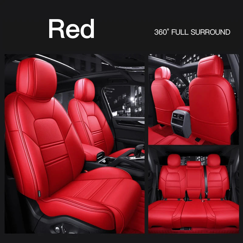 Custom Fit Leather Car Seat Covers for Porsche Panamera (2010-2016)