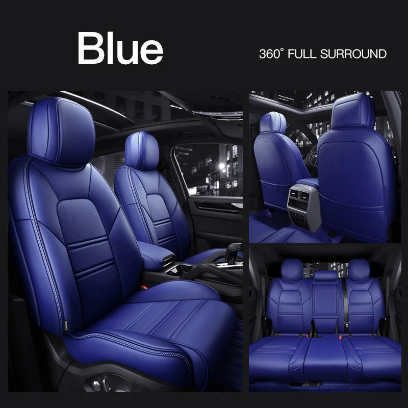 Custom Fit Leather Car Seat Covers for Porsche Panamera (2010-2016)