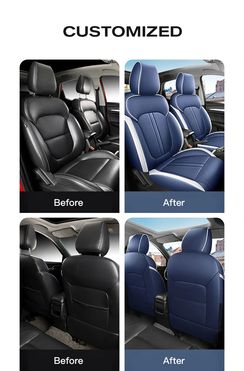 Custom Fit Leather Car Seat Covers for MG ZS