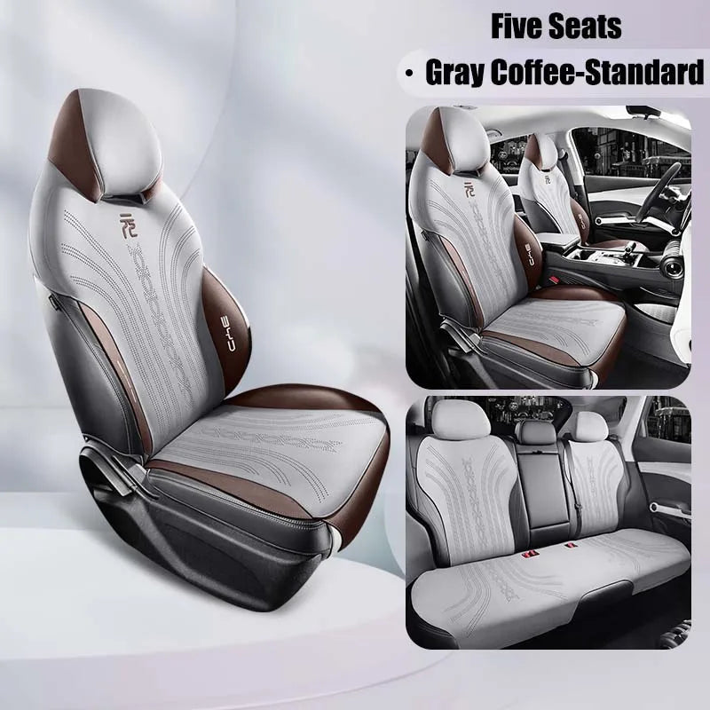 Custom Half-Cover Suede Leather Seat Cushion Pads for BYD Atto 3 / Yuan Plus