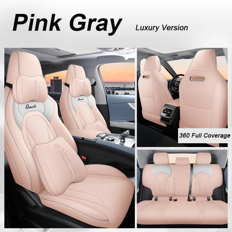 Custom Fit Leather Car Seat Covers for Chery Omoda 05