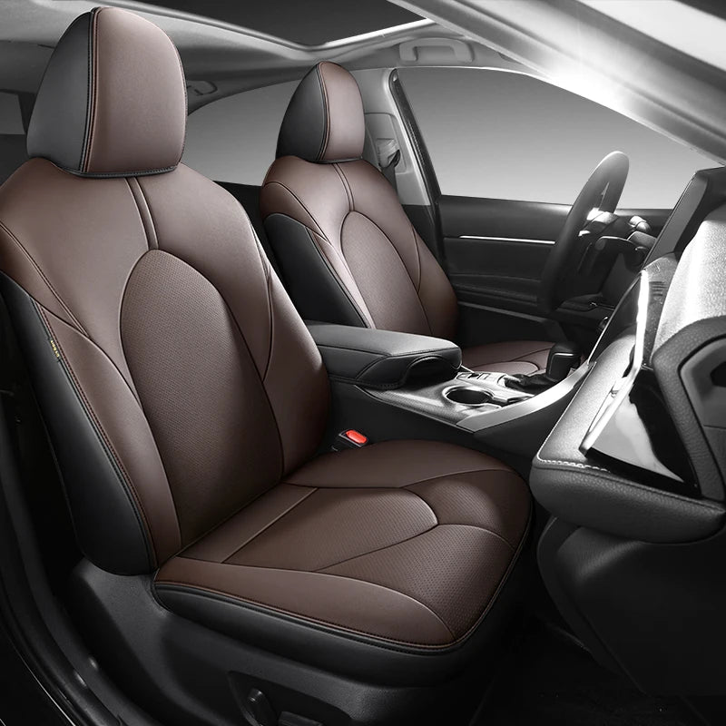 Custom Fit Leather Car Seat Covers for Toyota Camry
