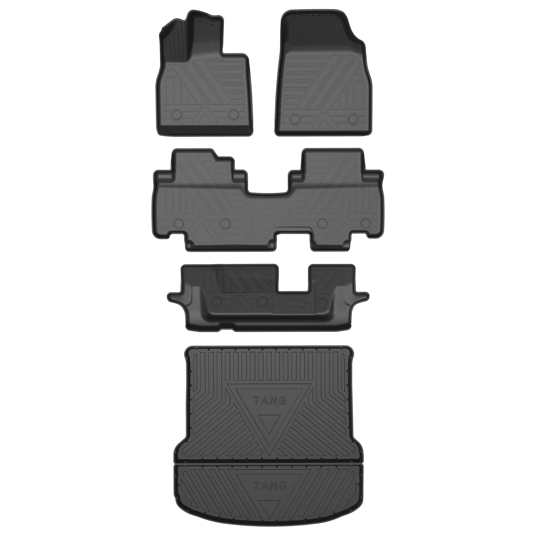 Custom Fit TPE Floor Mats for BYD 5-Seater Models (Left-Hand Drive)