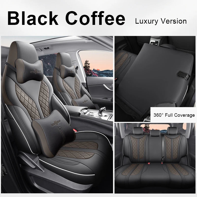 Custom Fit Leather Car Seat Covers for Chery Tiggo 7 Pro (2023–2024)
