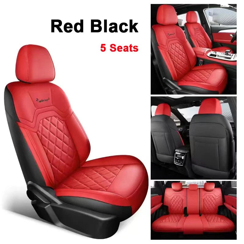 Custom Fit Leather Car Seat Covers for Jetour X90 Plus