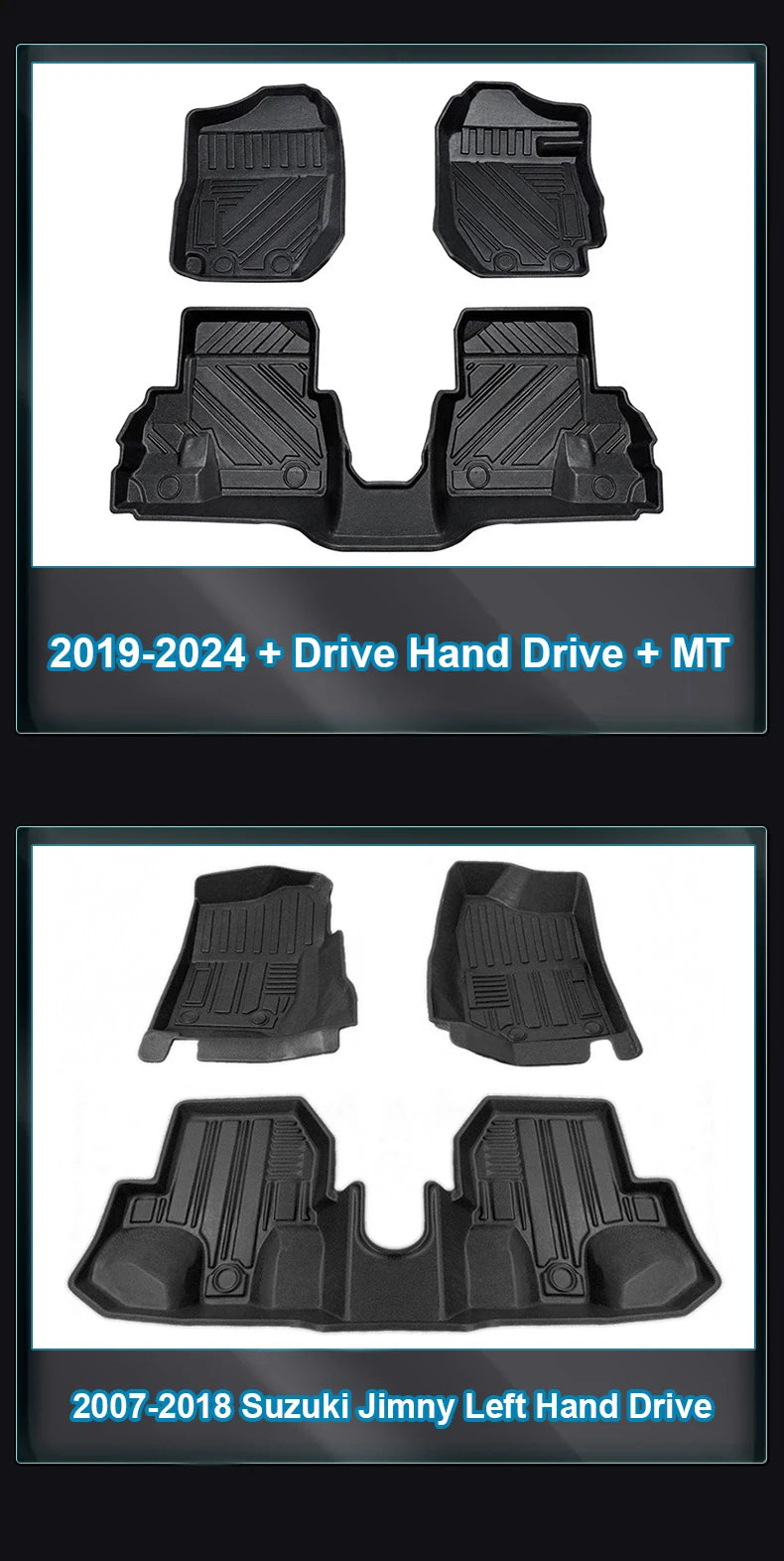 Custom Fit TPE Floor Mats for Suzuki Jimny / Ertiga