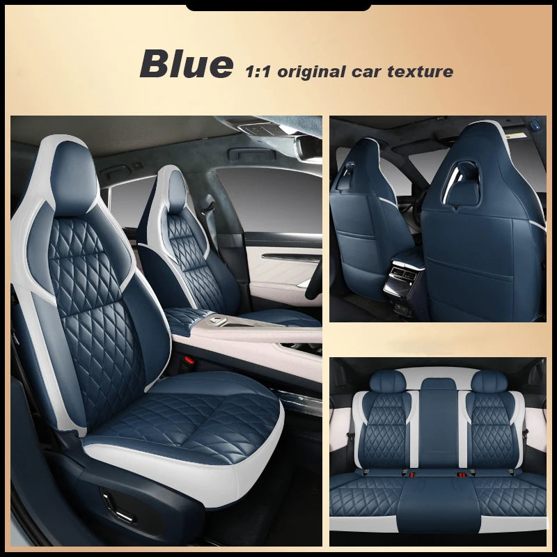 Custom Fit Leather Car Seat Covers for Zeekr 001