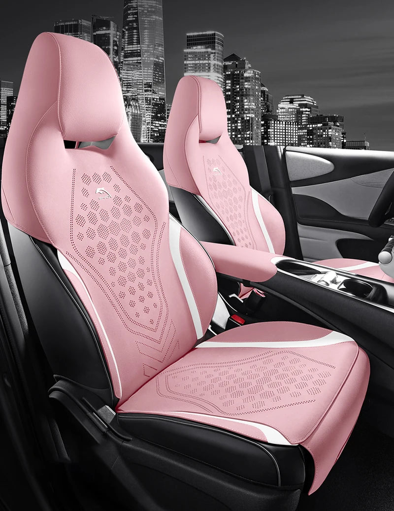 Custom Half-Cover Suede Seat Cushion Pads for BYD Dolphin