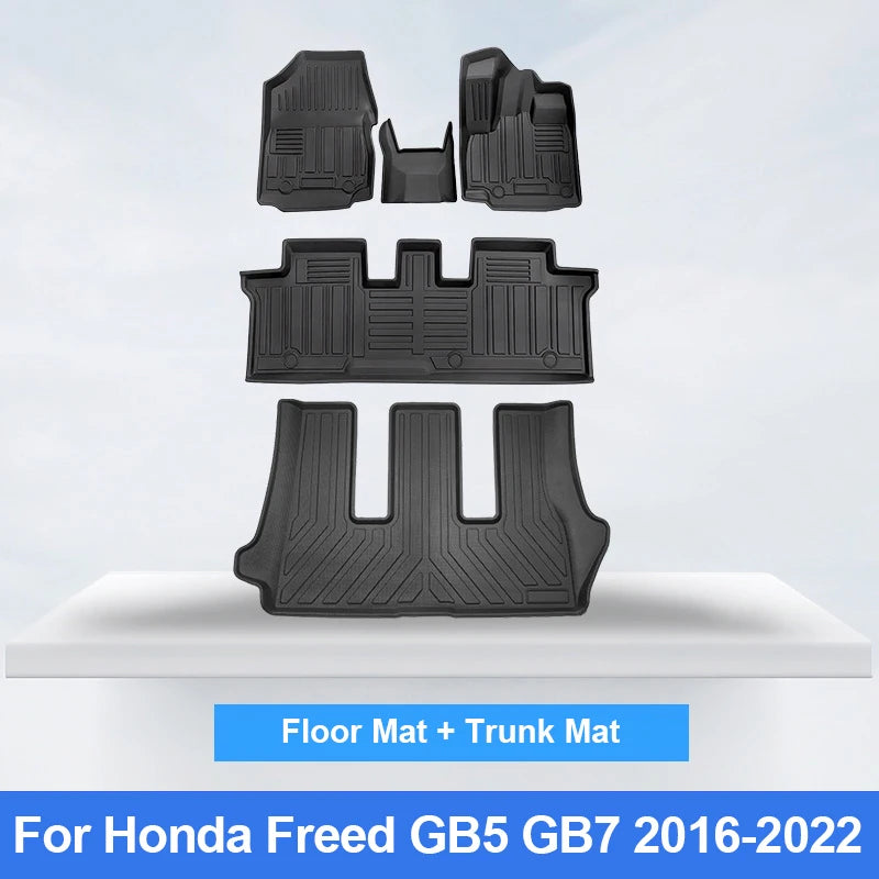 Custom Fit TPE Floor Mats for Honda Freed GB5/GB7 (2016–2022)