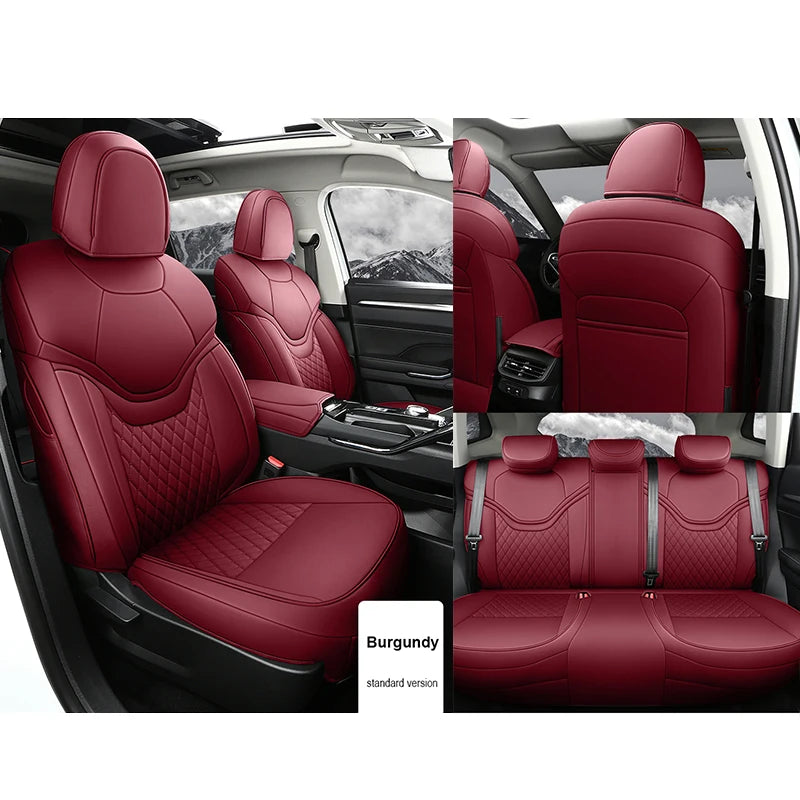 Custom Fit Leather Car Seat Covers Full Set for Haval Jolion