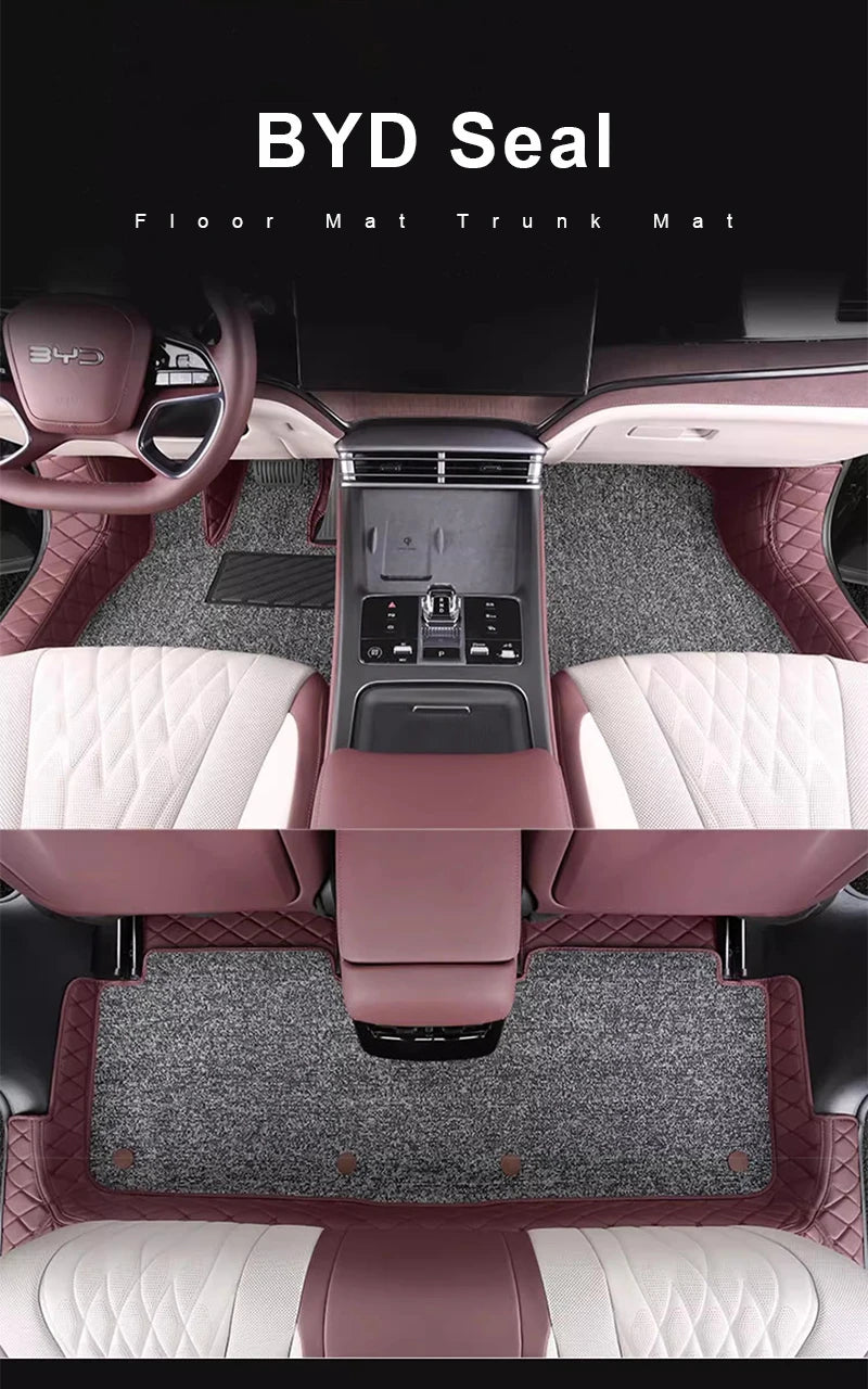 Custom Fit Floor Mats and Trunk Mat for BYD Seal DM-i / EV