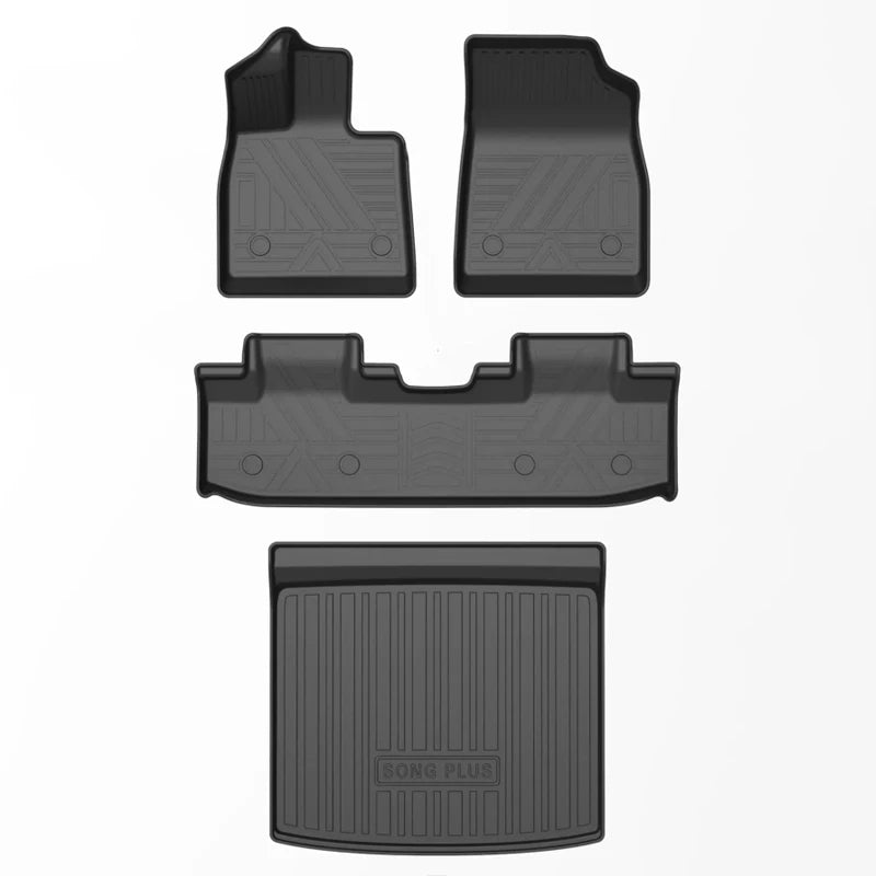 Custom Fit TPE Floor Mats for BYD 5-Seater Models (Left-Hand Drive)