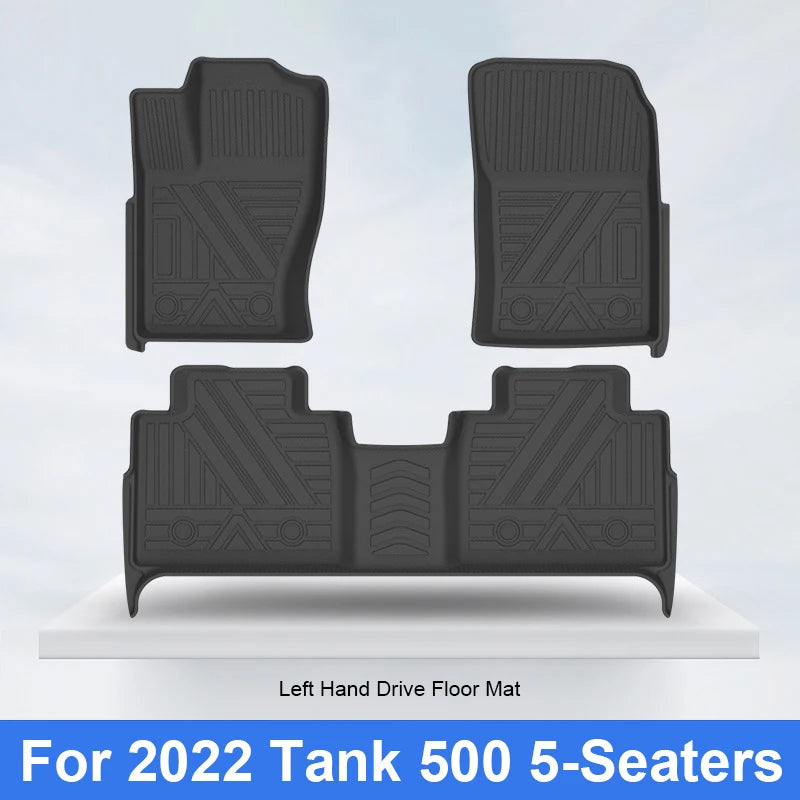 Custom 3D TPE Floor Mats for Tank 500 (2022–2024)