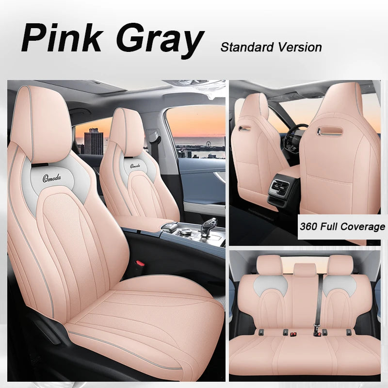 Custom Fit Leather Car Seat Covers for Chery Omoda 05