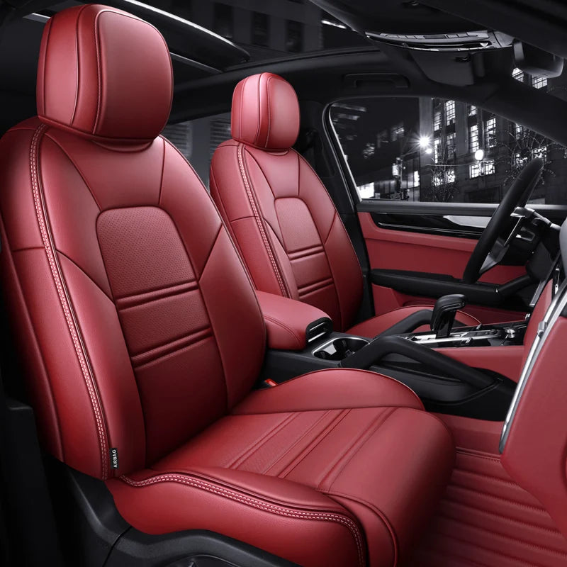 Custom Fit Leather Car Seat Covers for Porsche Panamera (2010-2016)