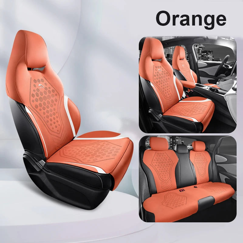 Custom Half-Cover Suede Seat Cushion Pads for BYD Dolphin