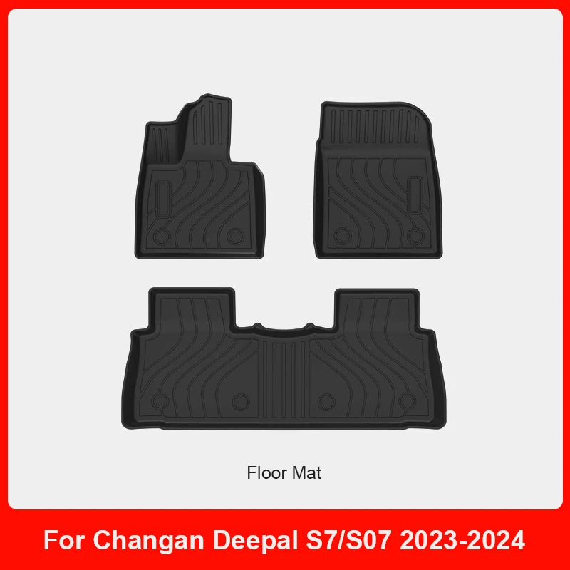 Custom Rubber TPE Floor Mats for Changan Deepal S7/S07 EV