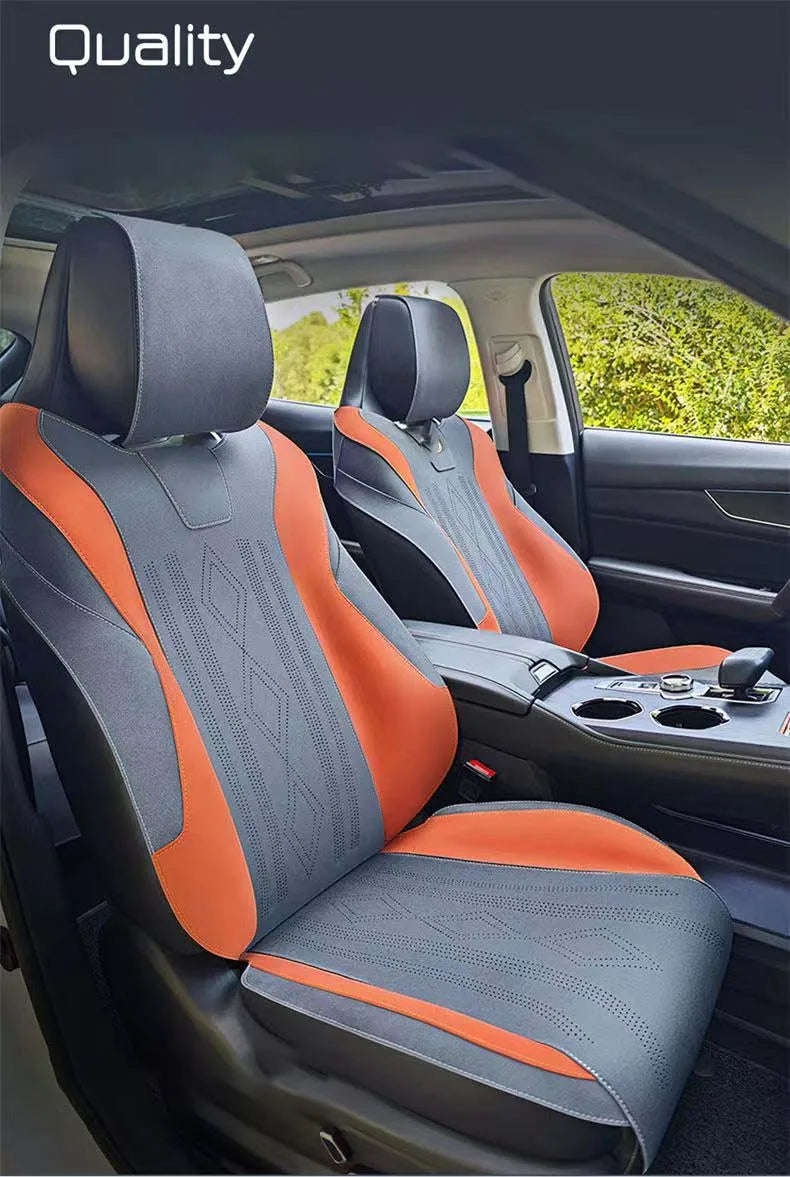 Custom Half-Cover Suede Saddle Seat Cushion Pads for Changan UNI-K (2020-2023)