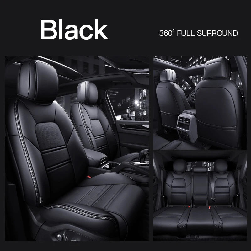 Custom Fit Leather Car Seat Covers for Porsche Panamera (2010-2016)