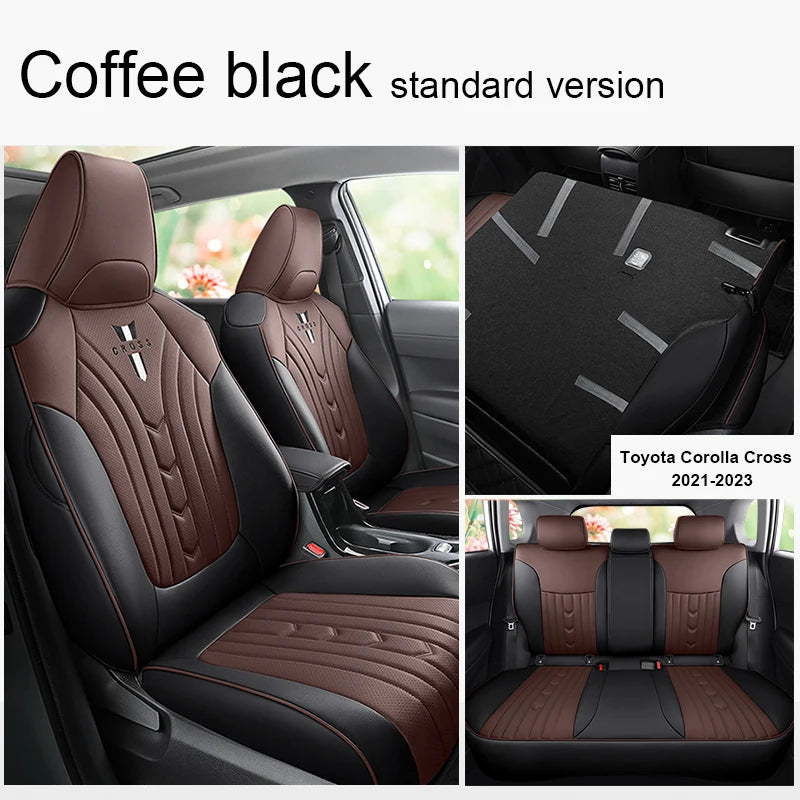 Custom Fit Leather Car Seat Covers for Toyota Corolla Cross
