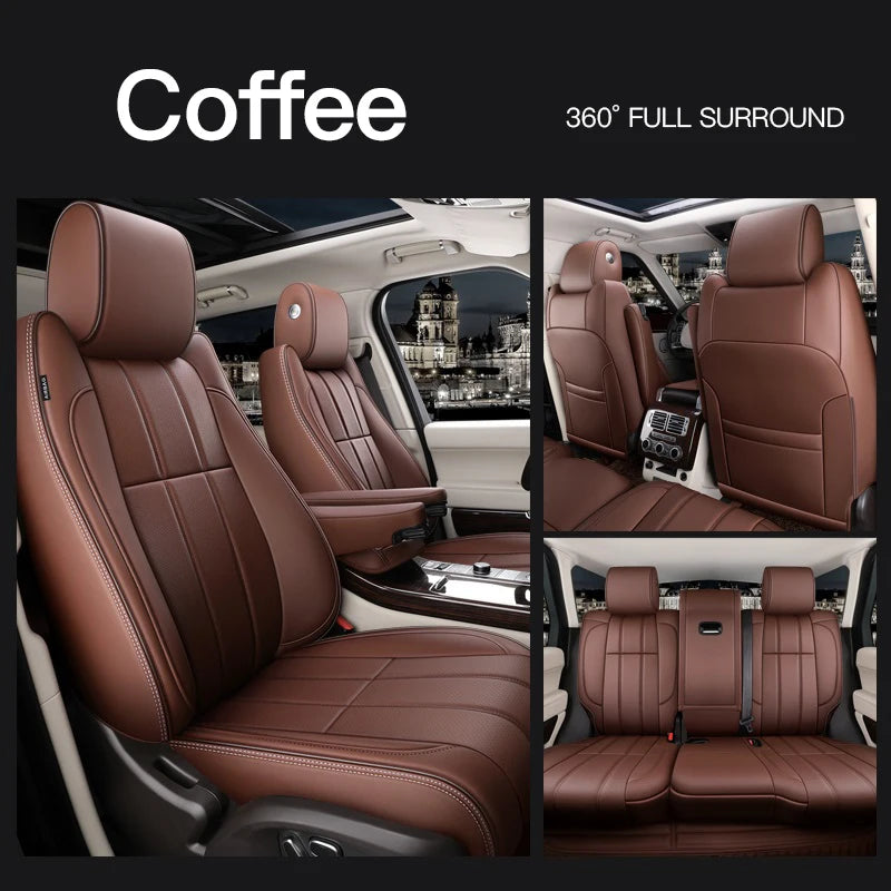 Custom Fit Leather Car Seat Covers for Range Rover Sport