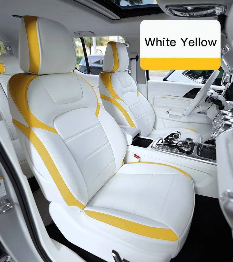 Custom Fit Leather Car Seat Covers for Tank 500 – 5-Seater
