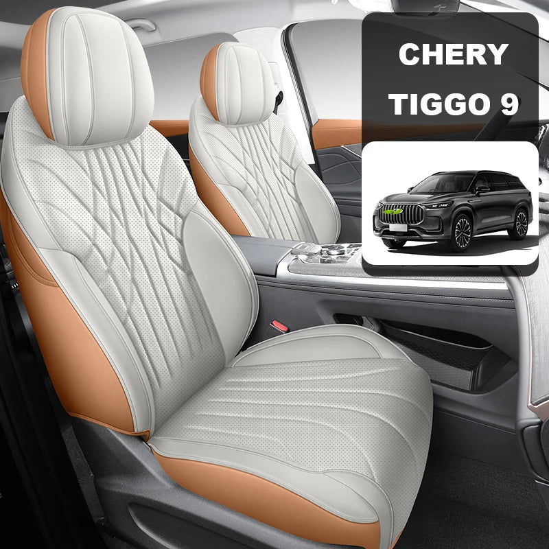 Custom Fit Leather Car Seat Covers for Chery Tiggo 9