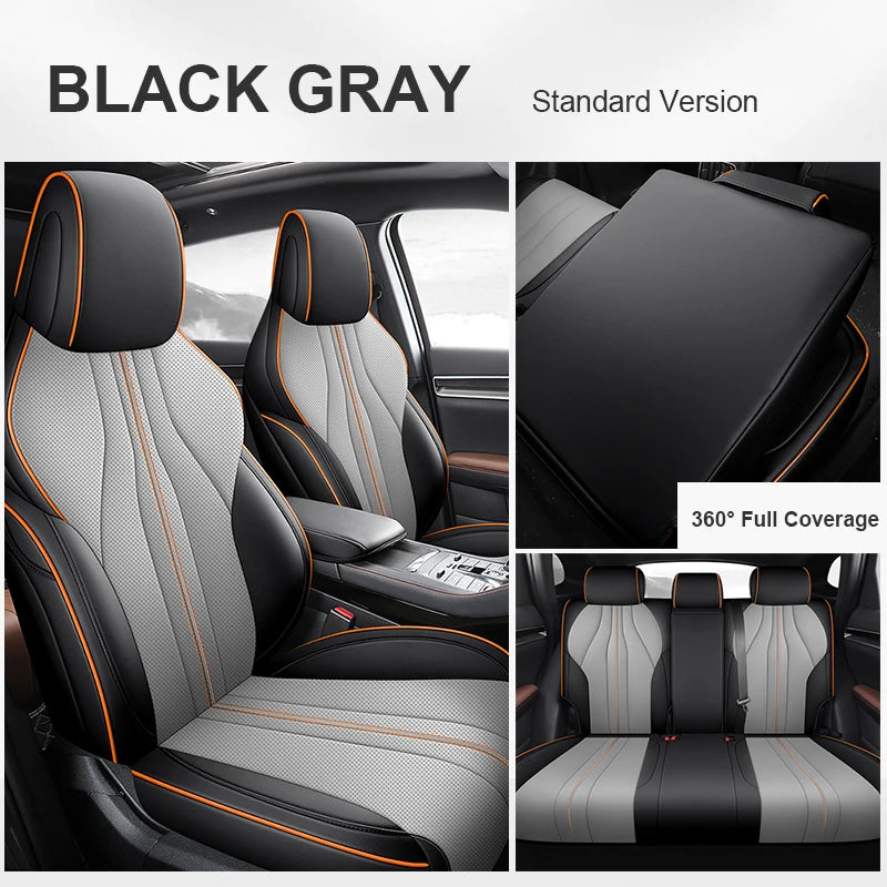 Custom Fit Leather Car Seat Covers for BYD Song Plus EV (2021–2025)