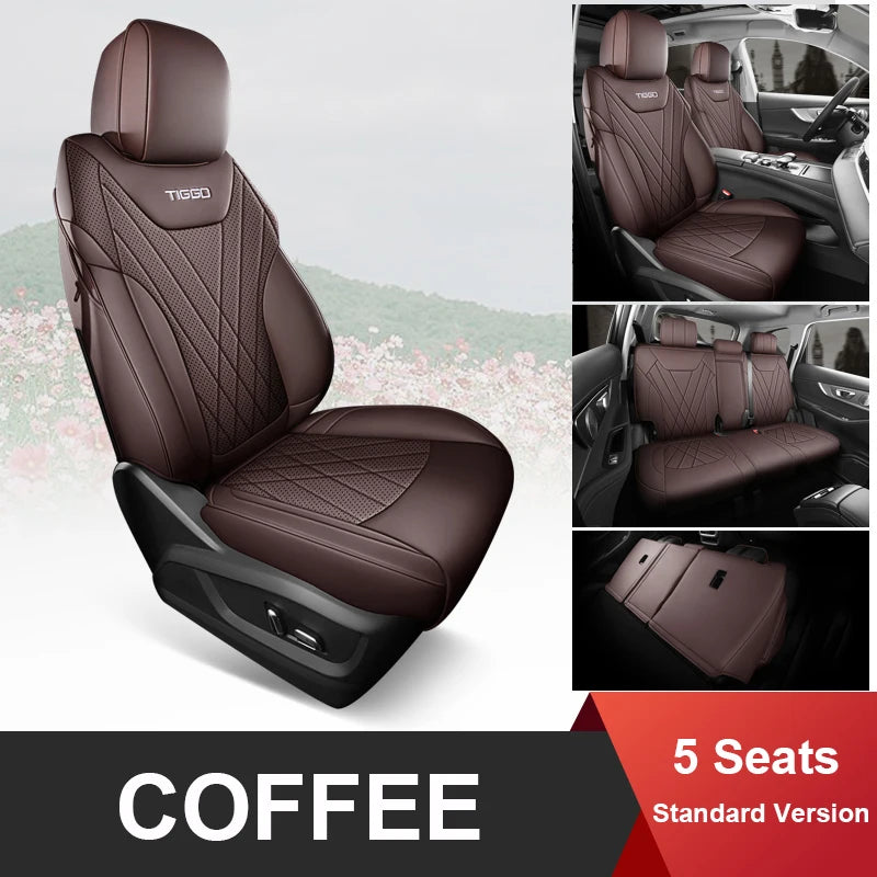 Custom Fit Leather Car Seat Covers for Chery Tiggo 8 Pro
